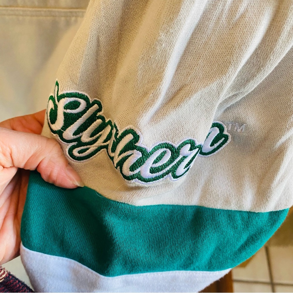 BOXLUNCH Harry Potter Slytherin Varsity Hoodie - Picture 8 of 9